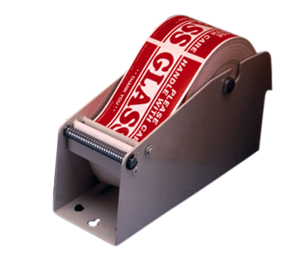 Wall Mount Label Dispenser (4.5) - Sticker Roll Dispenser - Table Top -  Label Holder - Stamp Roll Dispenser - Sticker Stand - Thermal Label Holder  