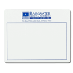 Blue ink on white Rainwater Holt & Sexton custom mailing & shipping label sample