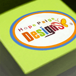 Full color product label featuring multi-colored letters on a green product box