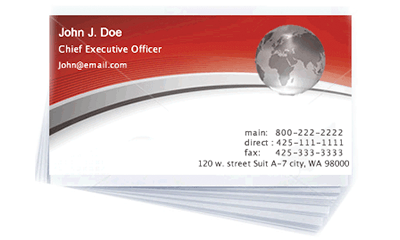 business card label